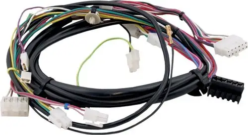 Kabelsatz mit mehreren farbigen Drähten und Steckverbindern, hergestellt von Wolf. Das Produkt ist für die elektrische Verbindung in bestimmten Anwendungen vorgesehen.